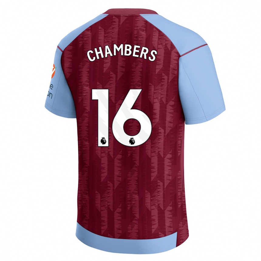 Moteriškas Calum Chambers #16 Claret Blue Namų Marškinėliai 2023/24 T-Shirt