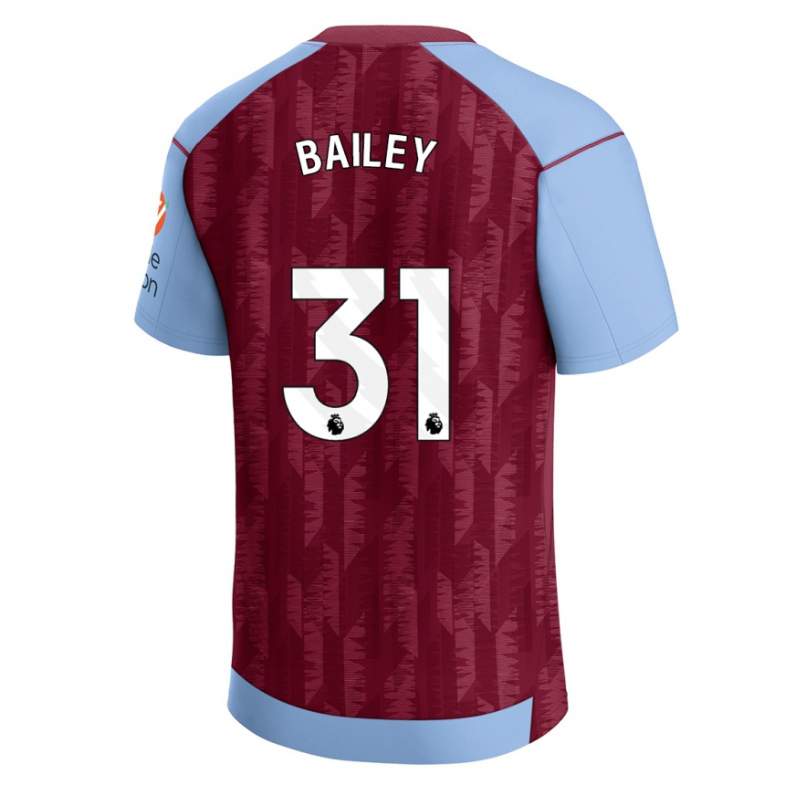 Moteriškas Leon Bailey #31 Claret Blue Namų Marškinėliai 2023/24 T-Shirt