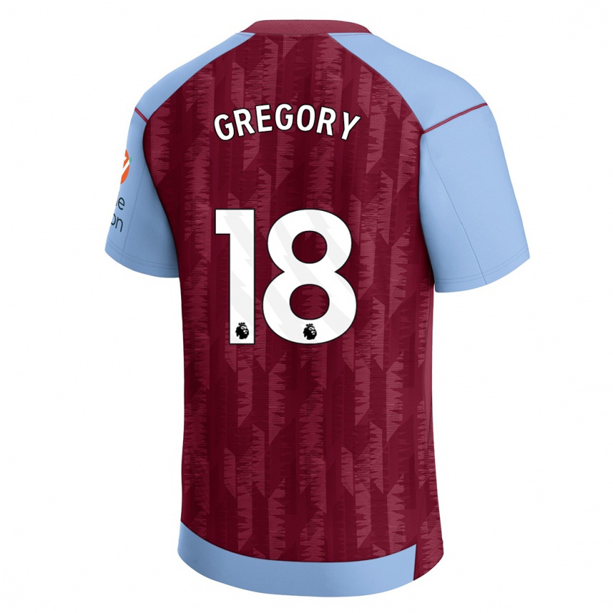 Moteriškas Freya Gregory #18 Claret Blue Namų Marškinėliai 2023/24 T-Shirt