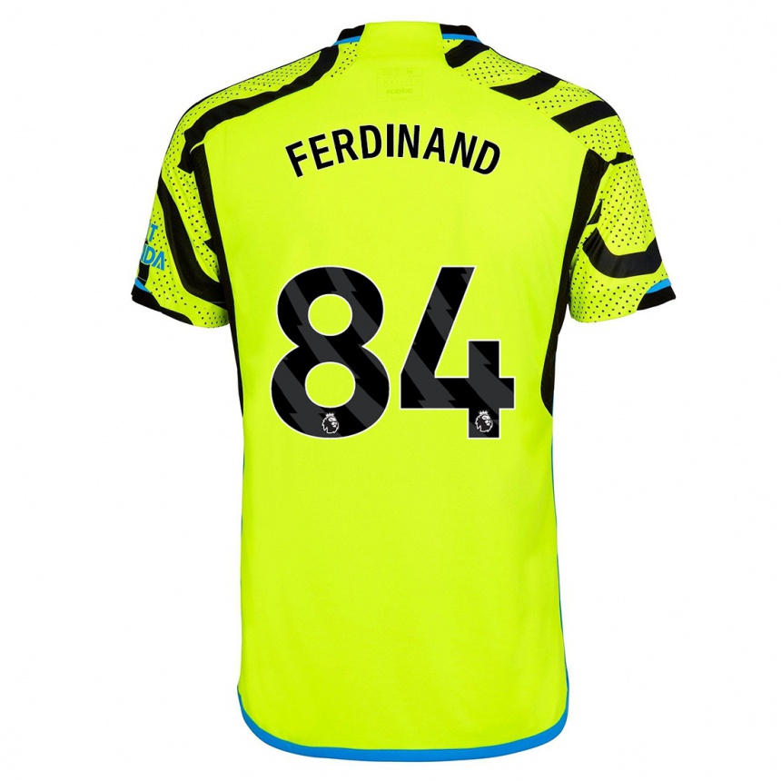 Moteriškas Seb Ferdinand #84 Geltona Išvykos Marškinėliai 2023/24 T-Shirt