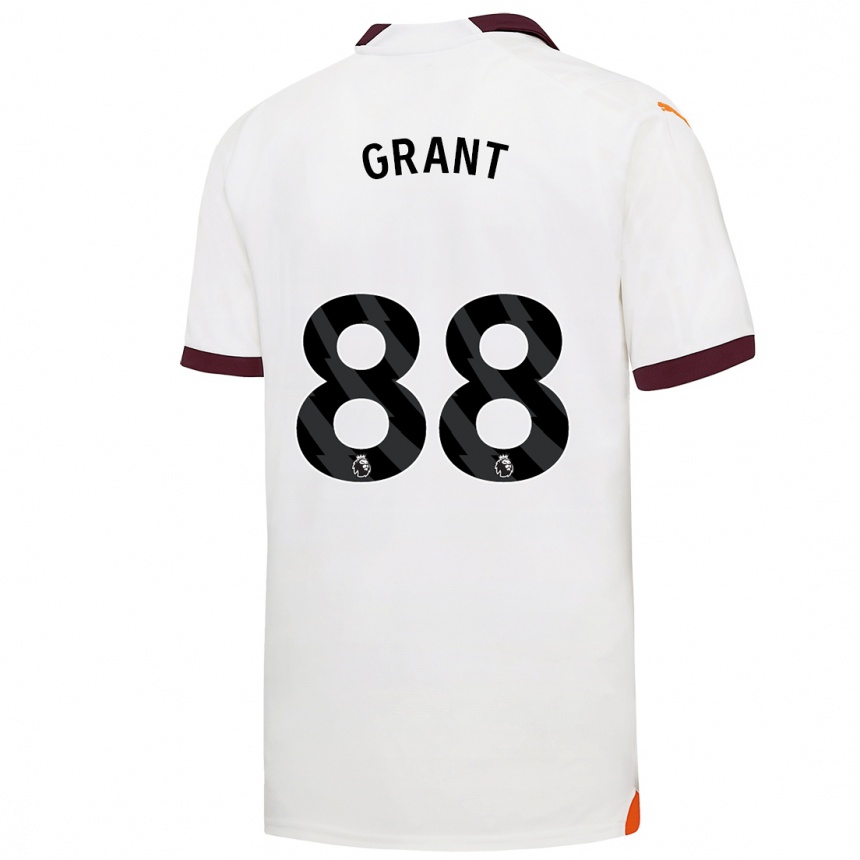 Moteriškas True Grant #88 Baltas Išvykos Marškinėliai 2023/24 T-Shirt