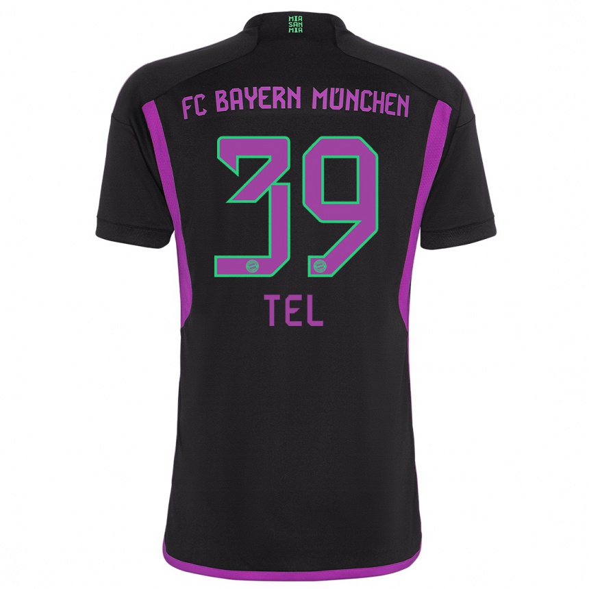 Moteriškas Mathys Tel #39 Juoda Išvykos Marškinėliai 2023/24 T-Shirt