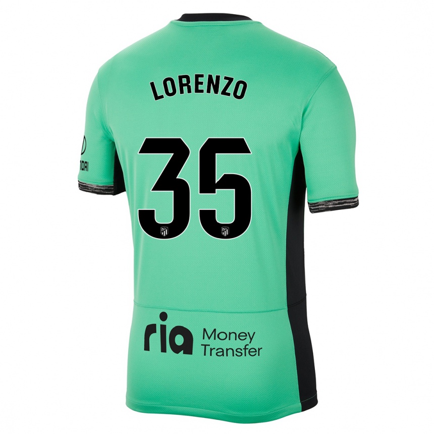 Moteriškas Diego Lorenzo #35 Pavasario Žalia Trečias Marškinėliai 2023/24 T-Shirt