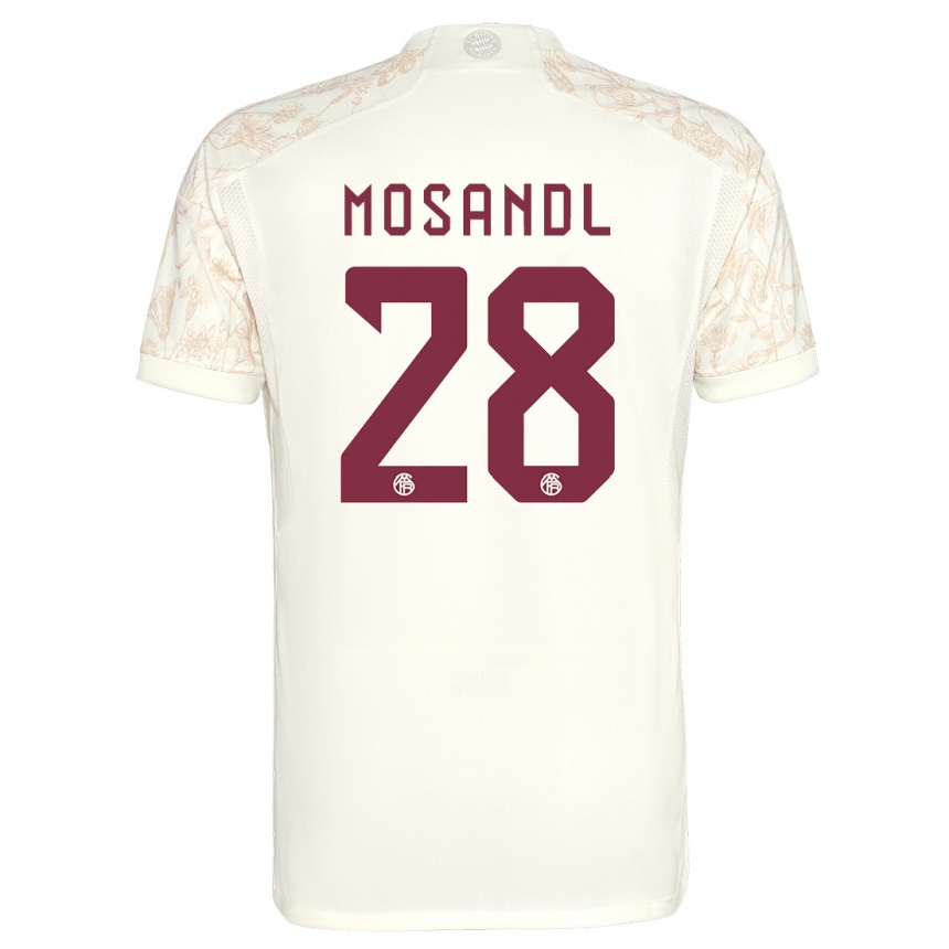 Moteriškas Moritz Mosandl #28 Nespalvotas Trečias Marškinėliai 2023/24 T-Shirt