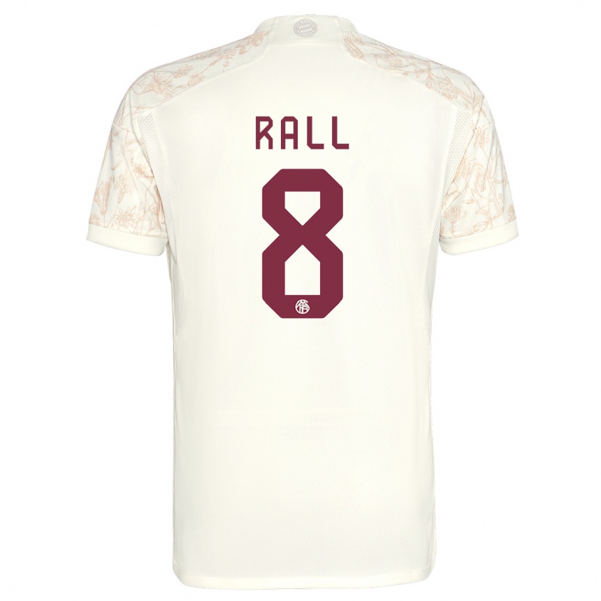 Moteriškas Maximiliane Rall #8 Nespalvotas Trečias Marškinėliai 2023/24 T-Shirt