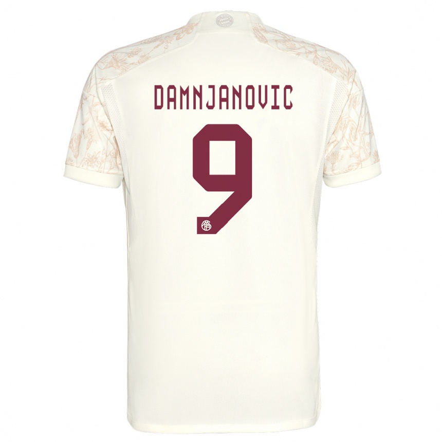 Moteriškas Jovana Damnjanovic #9 Nespalvotas Trečias Marškinėliai 2023/24 T-Shirt