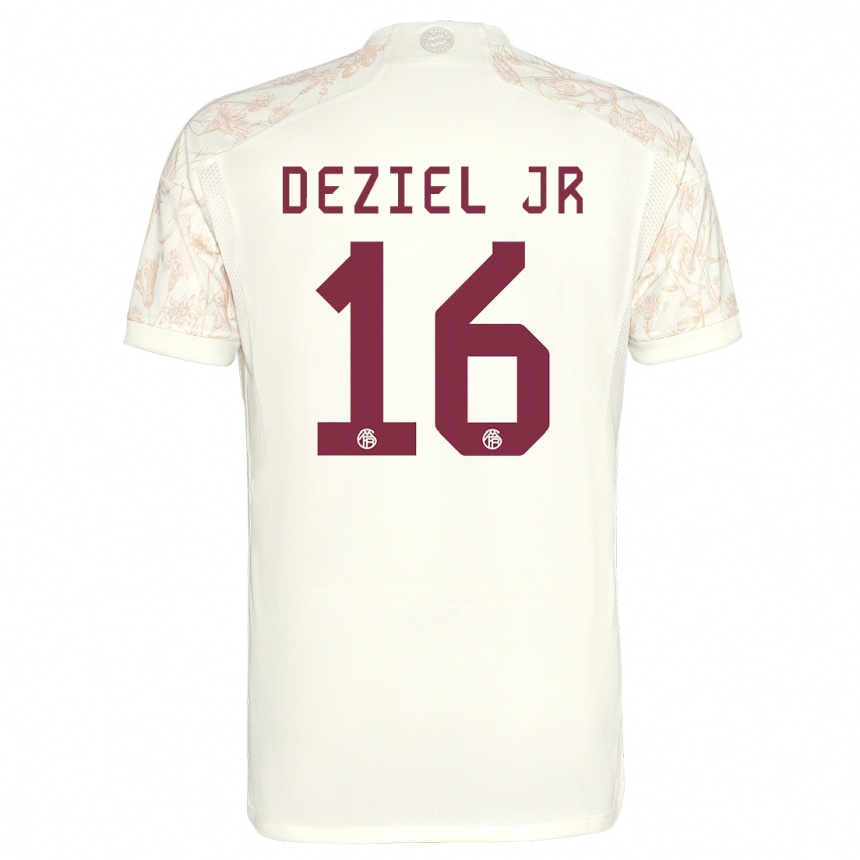 Moteriškas Robert Deziel Jr #16 Nespalvotas Trečias Marškinėliai 2023/24 T-Shirt