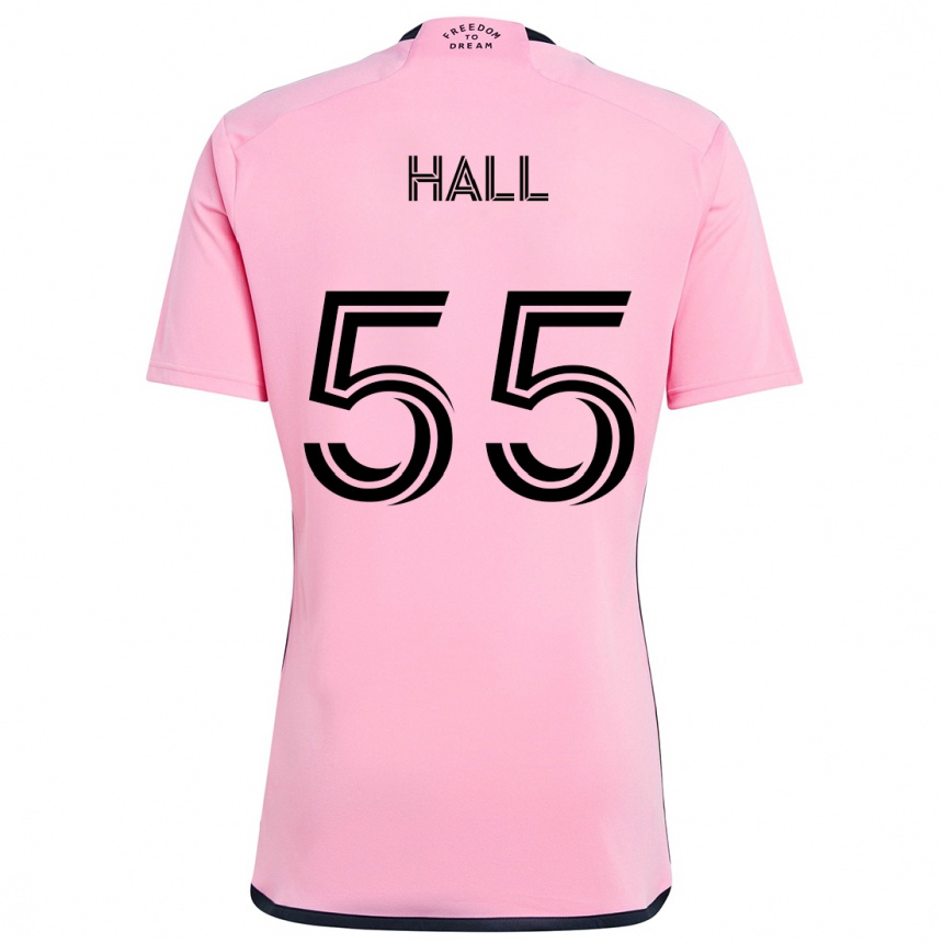 Vaikiškas Tyler Hall #55 Rožinis Namų Marškinėliai 2024/25 T-Shirt