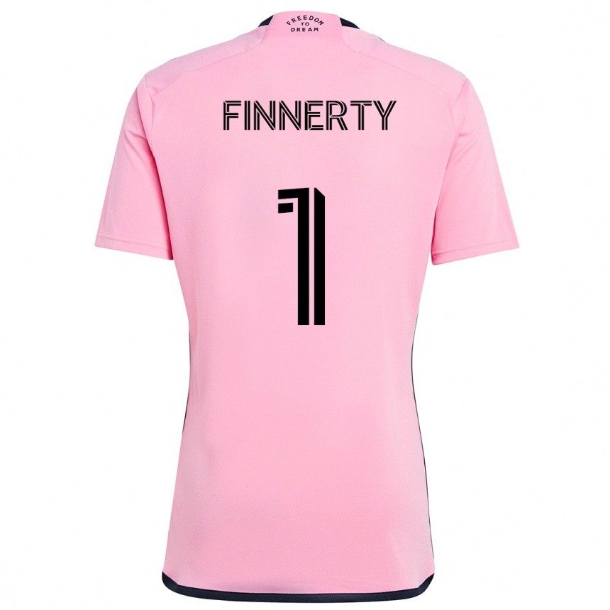 Vaikiškas Owen Finnerty #1 Rožinis Namų Marškinėliai 2024/25 T-Shirt