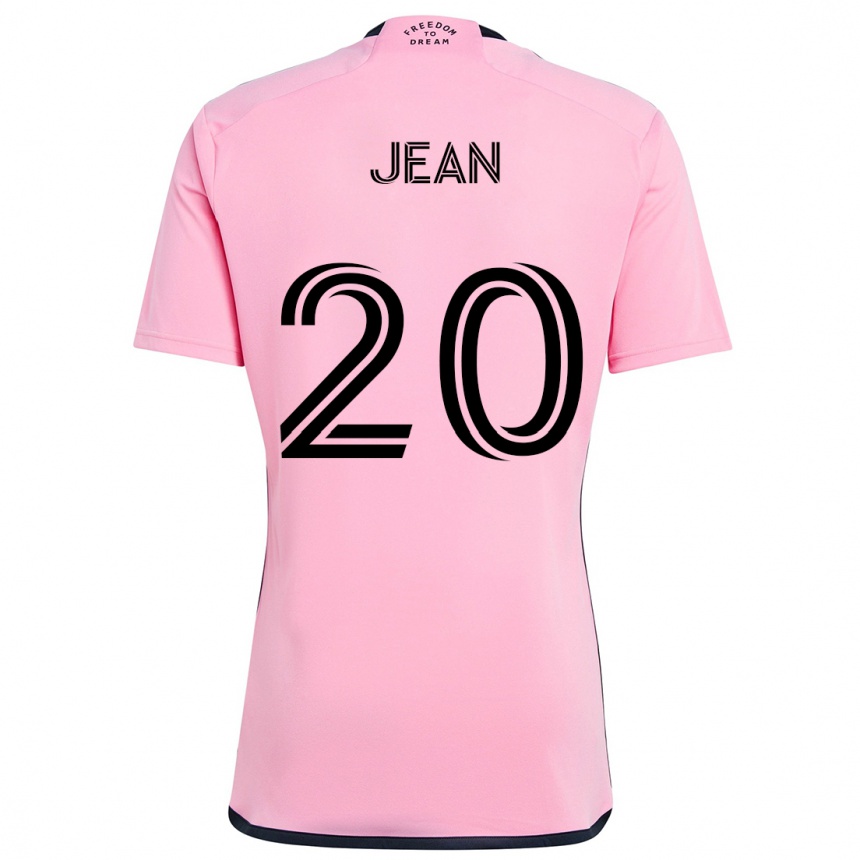 Vaikiškas Corentin Jean #20 Rožinis Namų Marškinėliai 2024/25 T-Shirt