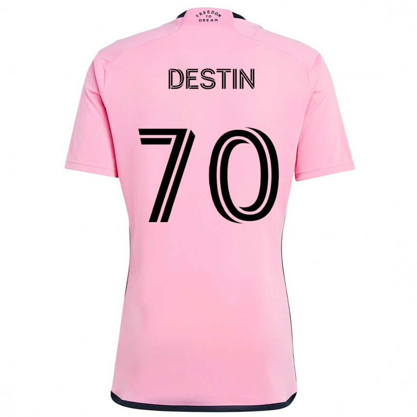 Vaikiškas Bryan Destin #70 Rožinis Namų Marškinėliai 2024/25 T-Shirt