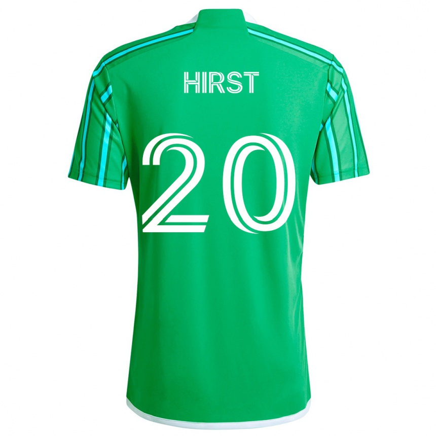 Vaikiškas Sophie Hirst #20 Žalia Balta Namų Marškinėliai 2024/25 T-Shirt