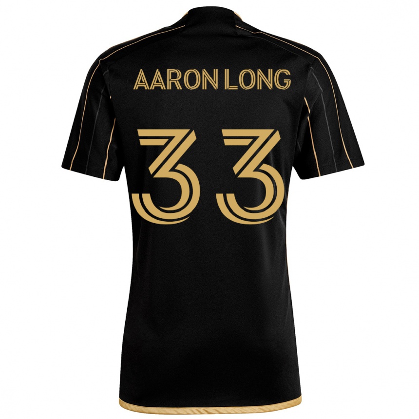 Vaikiškas Aaron Long #33 Juodas Auksas Namų Marškinėliai 2024/25 T-Shirt