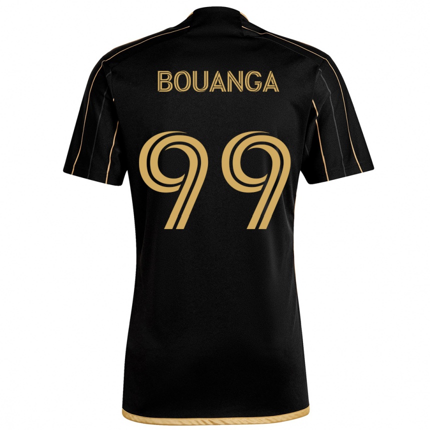 Vaikiškas Denis Bouanga #99 Juodas Auksas Namų Marškinėliai 2024/25 T-Shirt