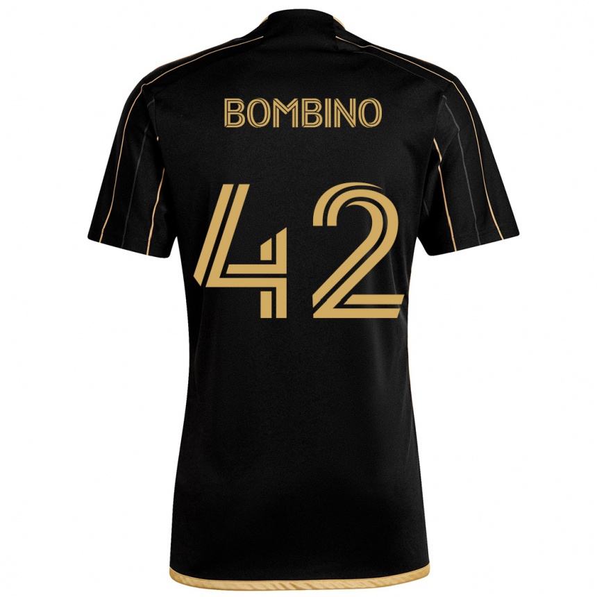 Vaikiškas Luca Bombino #42 Juodas Auksas Namų Marškinėliai 2024/25 T-Shirt