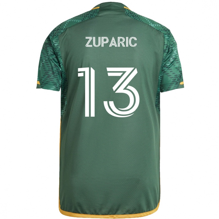 Vaikiškas Dario Zuparic #13 Žalia Oranžinė Namų Marškinėliai 2024/25 T-Shirt