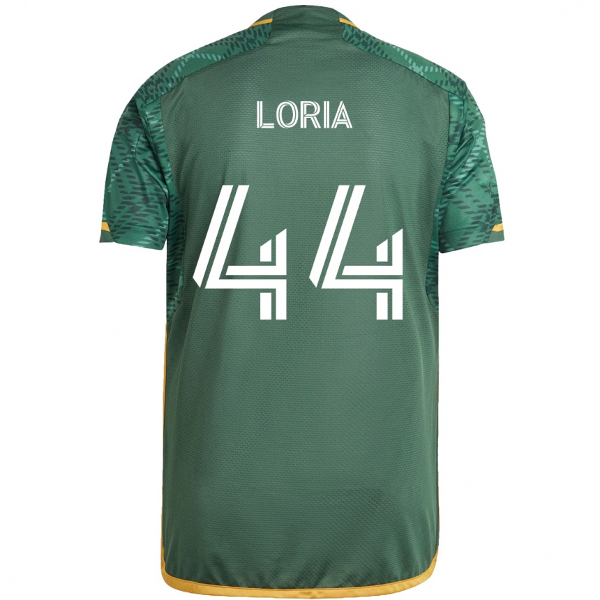 Vaikiškas Marvin Loría #44 Žalia Oranžinė Namų Marškinėliai 2024/25 T-Shirt