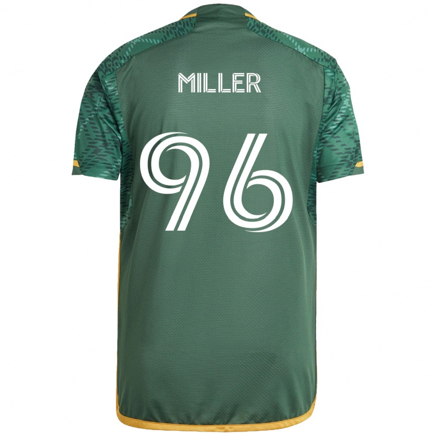 Vaikiškas Carver Miller #96 Žalia Oranžinė Namų Marškinėliai 2024/25 T-Shirt