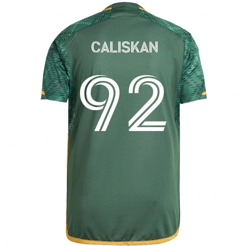 Vaikiškas Noel Caliskan #92 Žalia Oranžinė Namų Marškinėliai 2024/25 T-Shirt