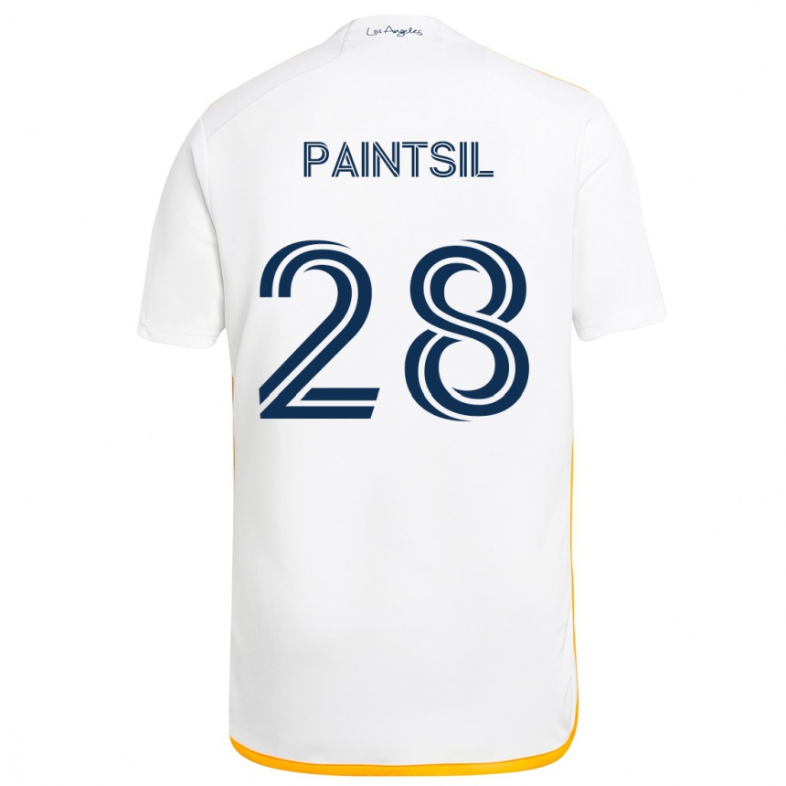 Vaikiškas Joseph Paintsil #28 Balta Geltona Namų Marškinėliai 2024/25 T-Shirt