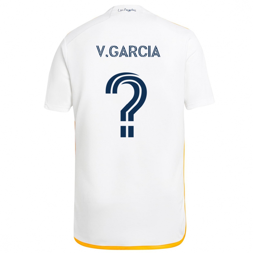 Vaikiškas Vicente Garcia #0 Balta Geltona Namų Marškinėliai 2024/25 T-Shirt