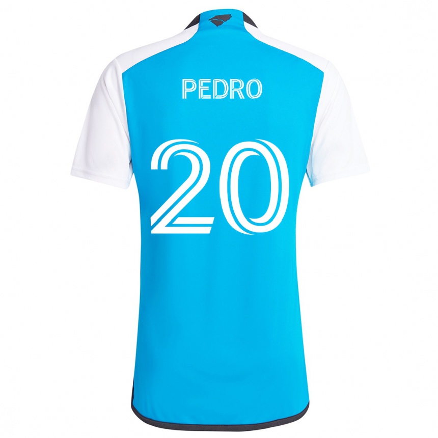 Vaikiškas João Pedro #20 Mėlyna Balta Namų Marškinėliai 2024/25 T-Shirt