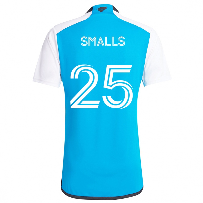 Vaikiškas Tyger Smalls #25 Mėlyna Balta Namų Marškinėliai 2024/25 T-Shirt