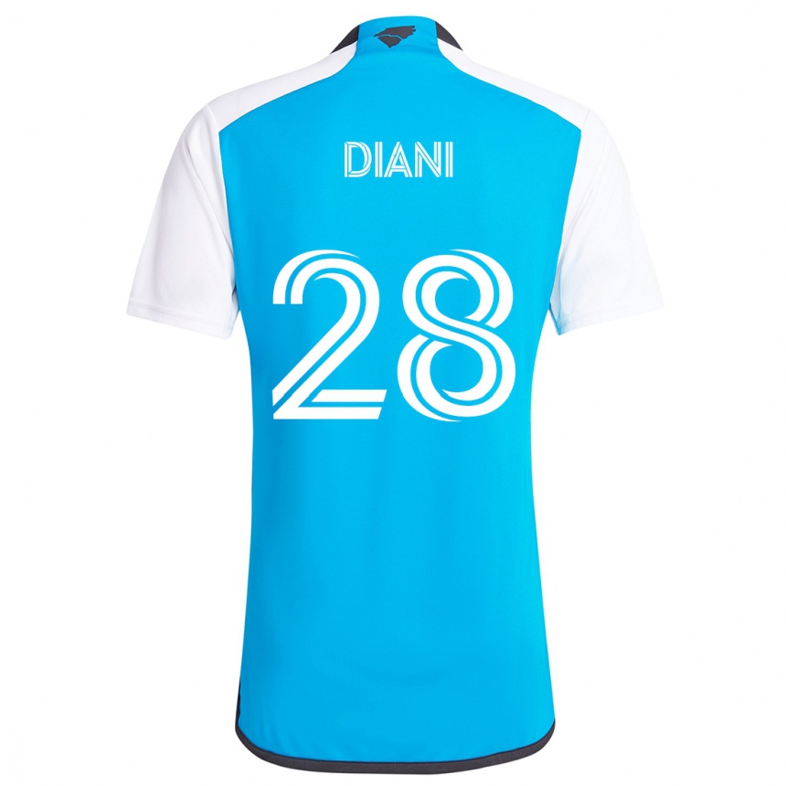 Vaikiškas Djibril Diani #28 Mėlyna Balta Namų Marškinėliai 2024/25 T-Shirt