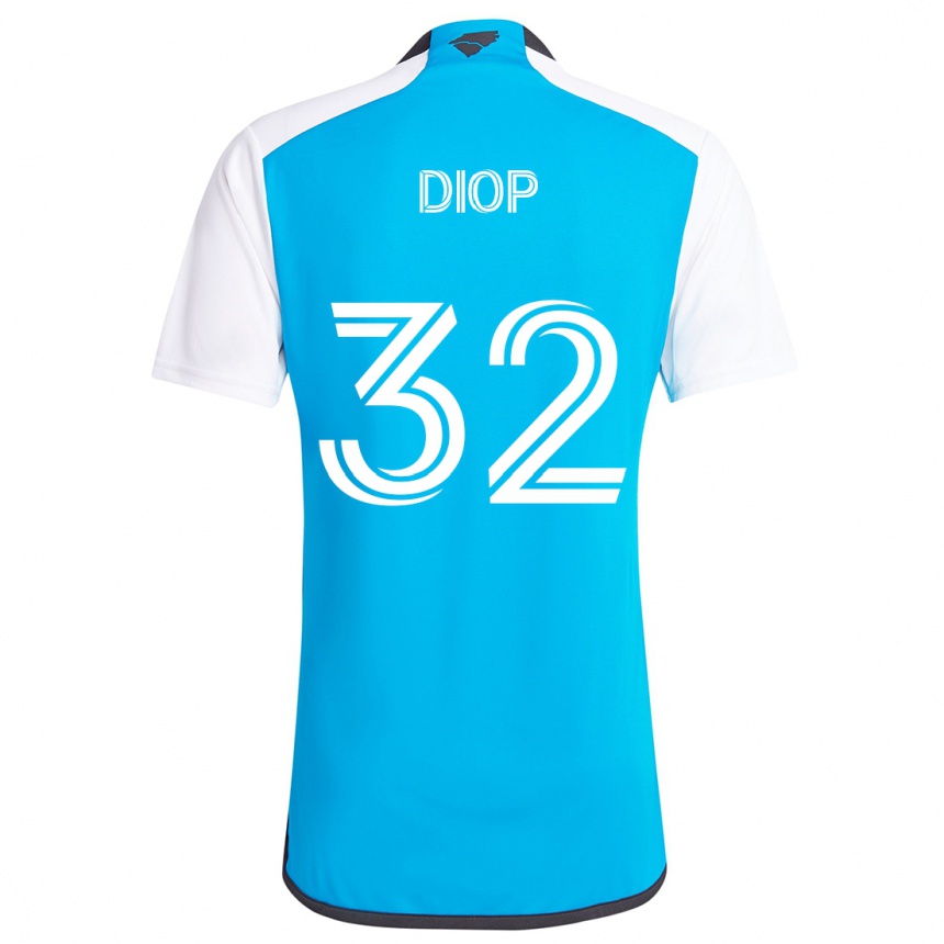 Vaikiškas Hamady Diop #32 Mėlyna Balta Namų Marškinėliai 2024/25 T-Shirt