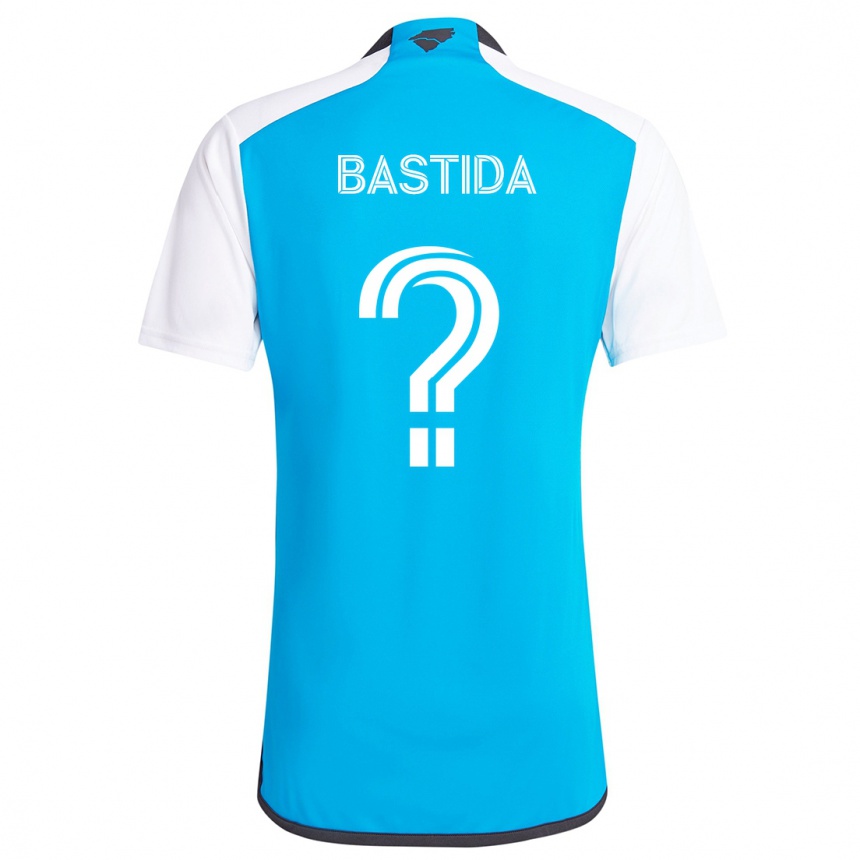 Vaikiškas Juan Martinez-Bastida #0 Mėlyna Balta Namų Marškinėliai 2024/25 T-Shirt