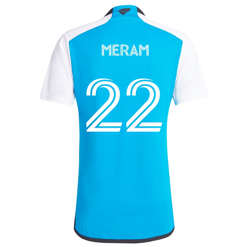 Vaikiškas Justin Meram #22 Mėlyna Balta Namų Marškinėliai 2024/25 T-Shirt