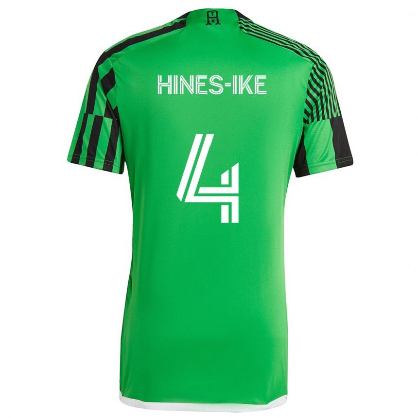 Vaikiškas Brendan Hines-Ike #4 Žalia Juoda Namų Marškinėliai 2024/25 T-Shirt