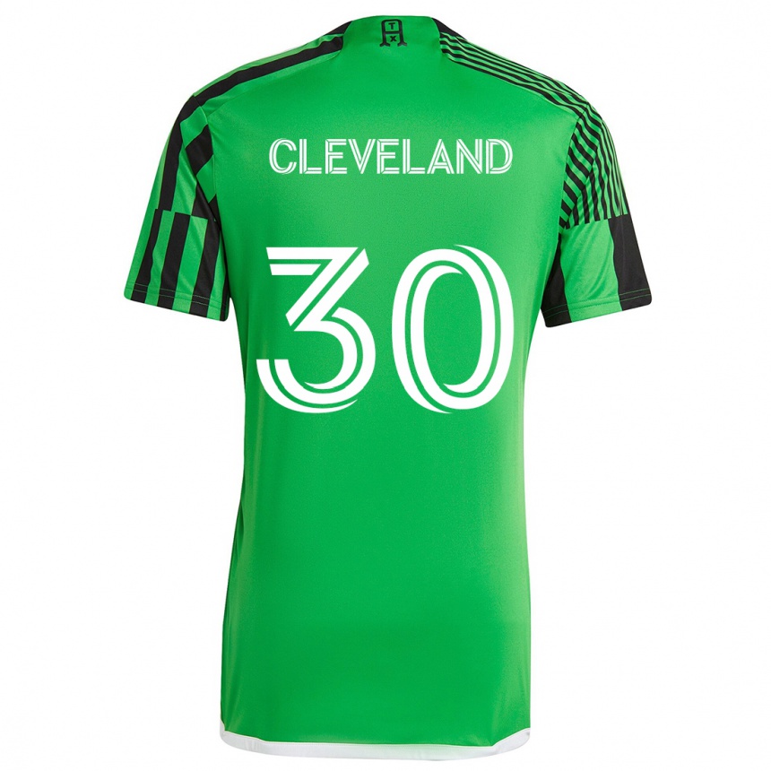 Vaikiškas Stefan Cleveland #30 Žalia Juoda Namų Marškinėliai 2024/25 T-Shirt