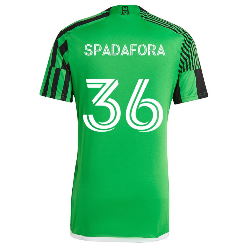 Vaikiškas Luke Spadafora #36 Žalia Juoda Namų Marškinėliai 2024/25 T-Shirt