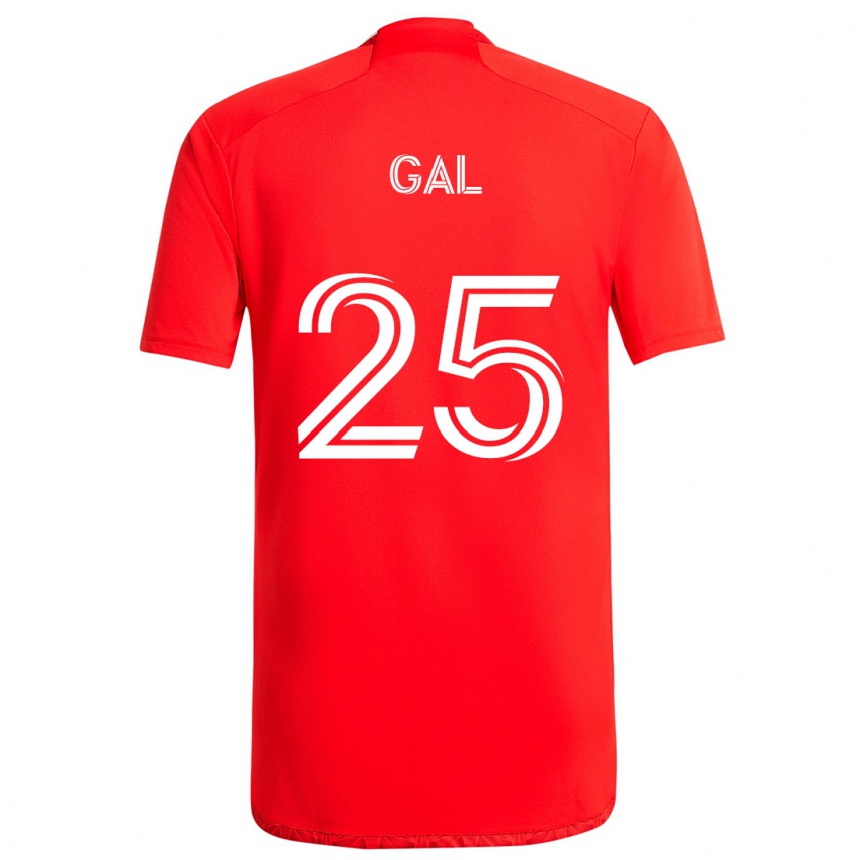 Vaikiškas Jeff Gal #25 Raudona Balta Namų Marškinėliai 2024/25 T-Shirt