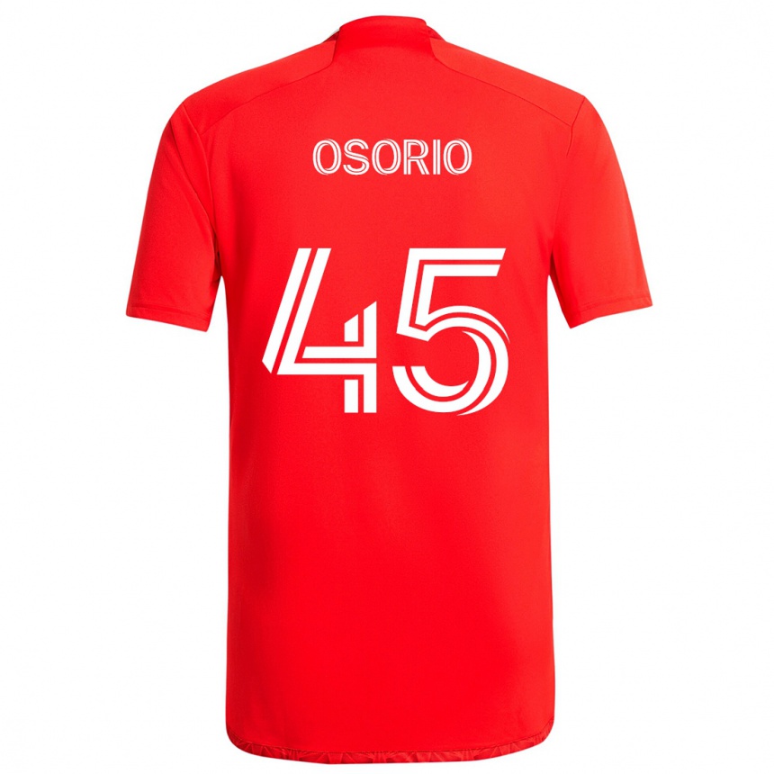 Vaikiškas Harold Osorio #45 Raudona Balta Namų Marškinėliai 2024/25 T-Shirt