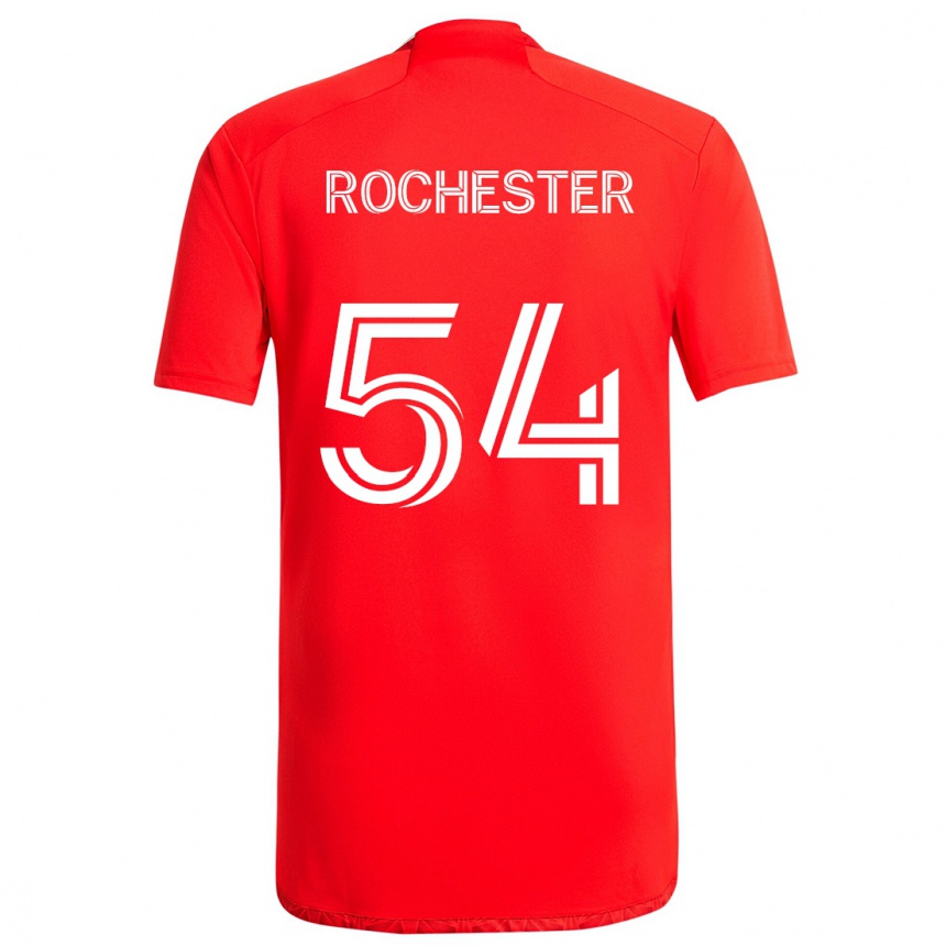 Vaikiškas Lamonth Rochester #54 Raudona Balta Namų Marškinėliai 2024/25 T-Shirt