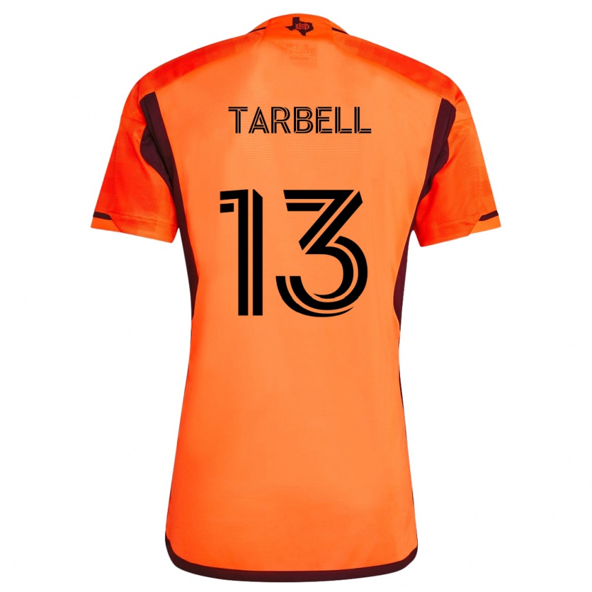 Vaikiškas Andrew Tarbell #13 Oranžinė Juoda Namų Marškinėliai 2024/25 T-Shirt