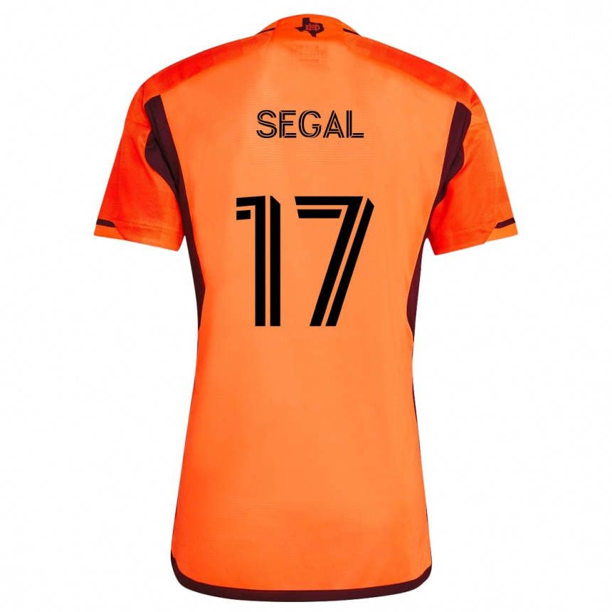 Vaikiškas Gabriel Segal #17 Oranžinė Juoda Namų Marškinėliai 2024/25 T-Shirt