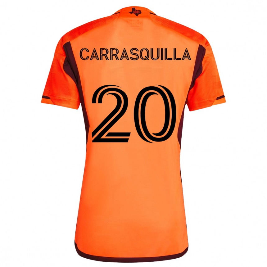 Vaikiškas Adalberto Carrasquilla #20 Oranžinė Juoda Namų Marškinėliai 2024/25 T-Shirt