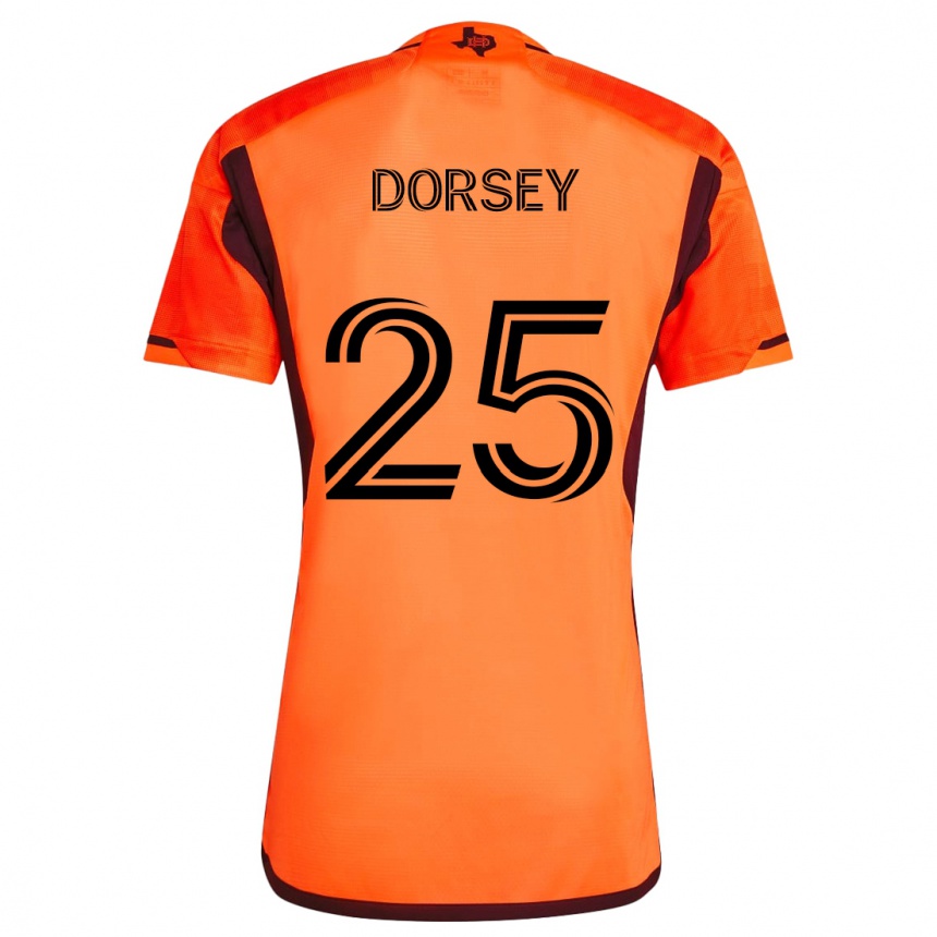 Vaikiškas Griffin Dorsey #25 Oranžinė Juoda Namų Marškinėliai 2024/25 T-Shirt