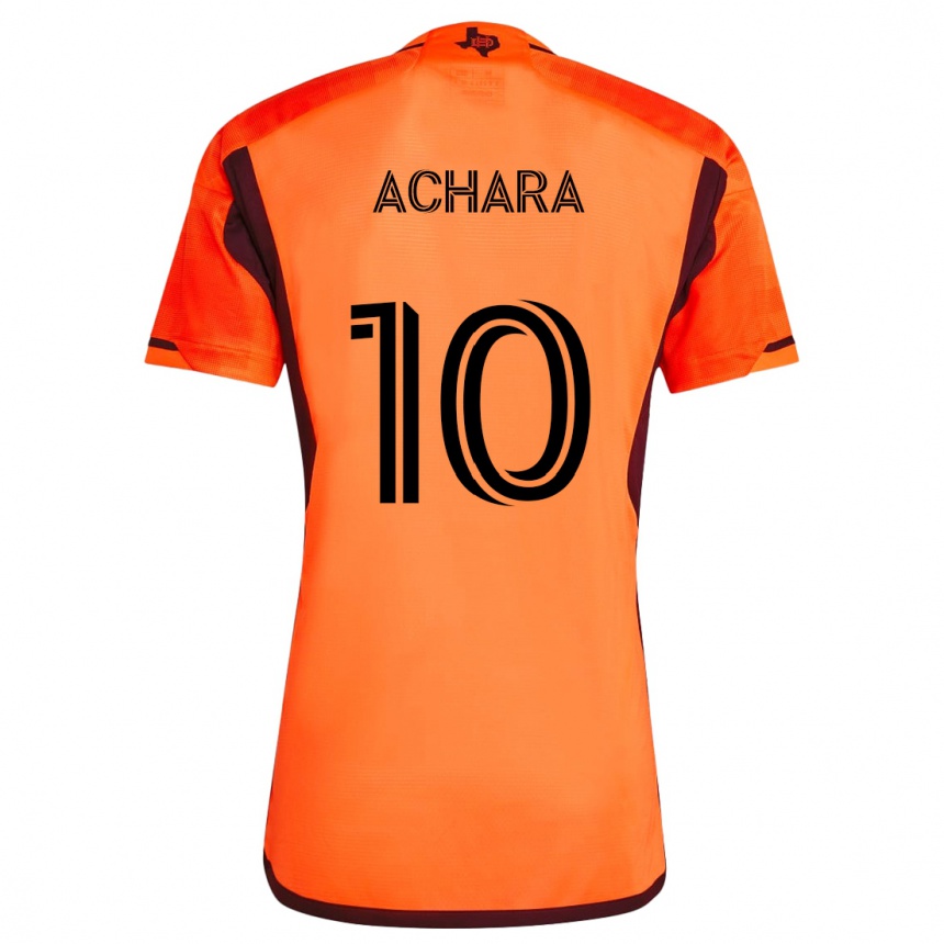 Vaikiškas Ifunanyachi Achara #10 Oranžinė Juoda Namų Marškinėliai 2024/25 T-Shirt