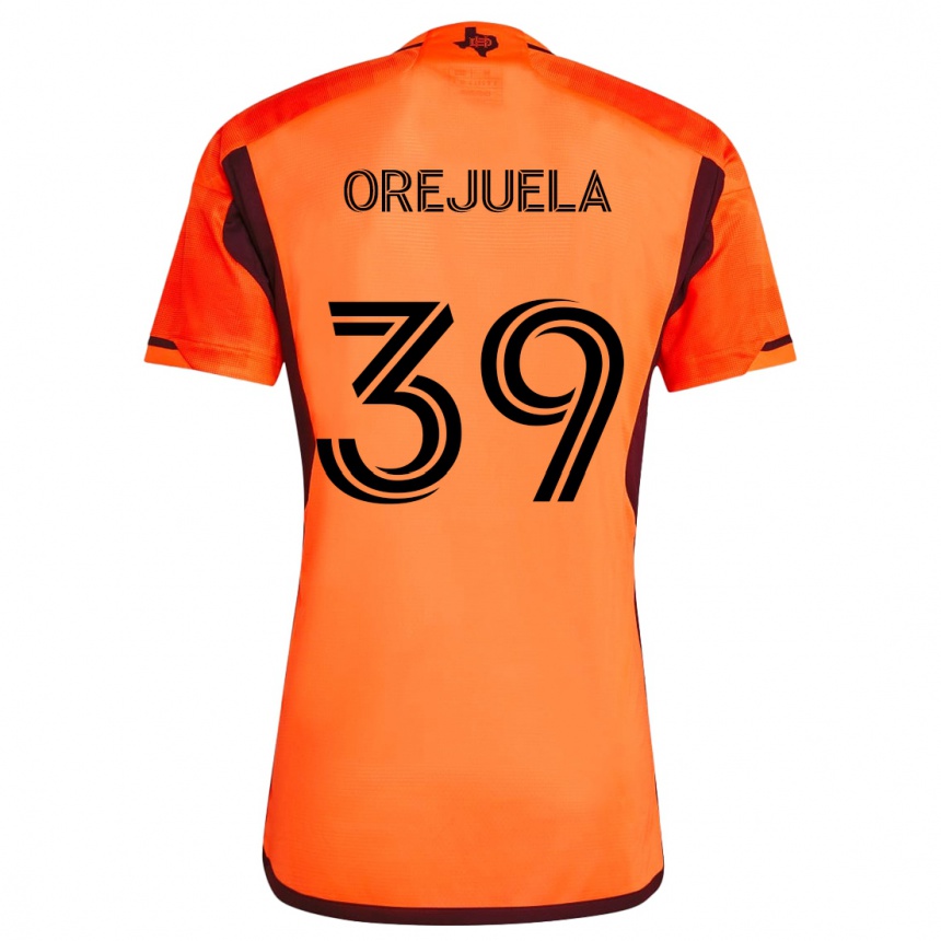 Vaikiškas Jesus Orejuela #39 Oranžinė Juoda Namų Marškinėliai 2024/25 T-Shirt