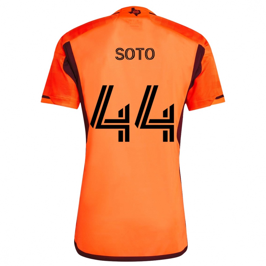 Vaikiškas Ezekiel Soto #44 Oranžinė Juoda Namų Marškinėliai 2024/25 T-Shirt