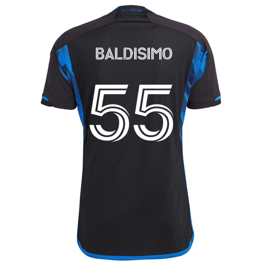 Vaikiškas Michael Baldisimo #55 Mėlyna Juoda Namų Marškinėliai 2024/25 T-Shirt