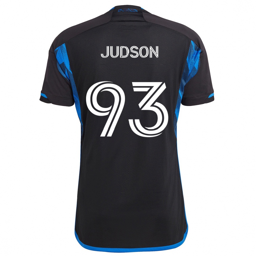 Vaikiškas Judson #93 Mėlyna Juoda Namų Marškinėliai 2024/25 T-Shirt