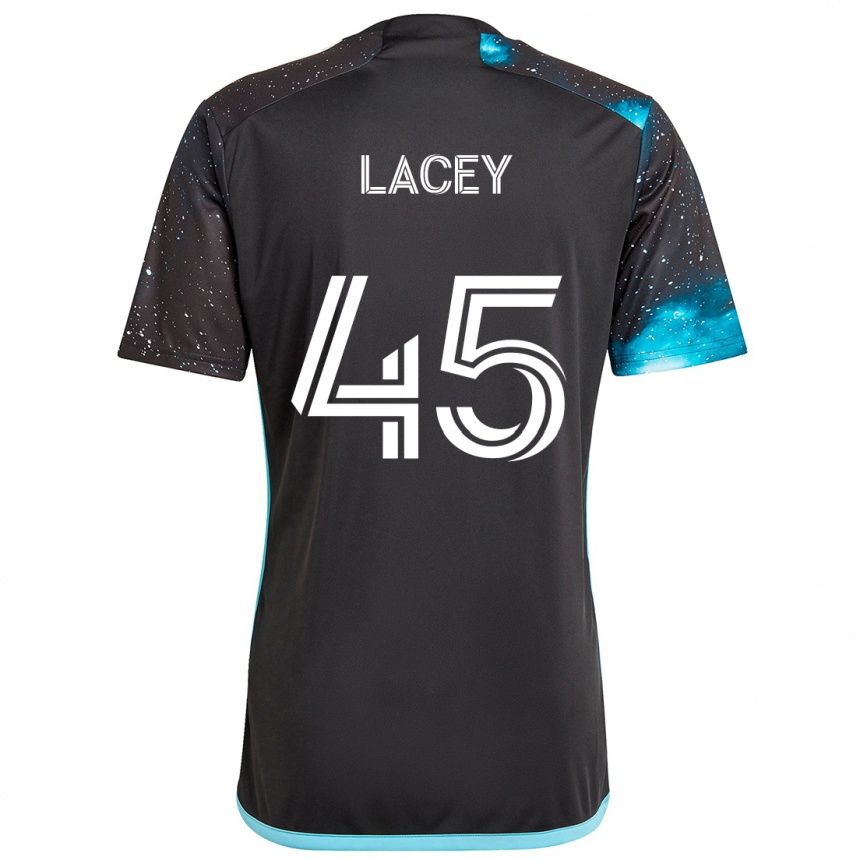 Vaikiškas Kameron Lacey #45 Juoda Mėlyna Namų Marškinėliai 2024/25 T-Shirt