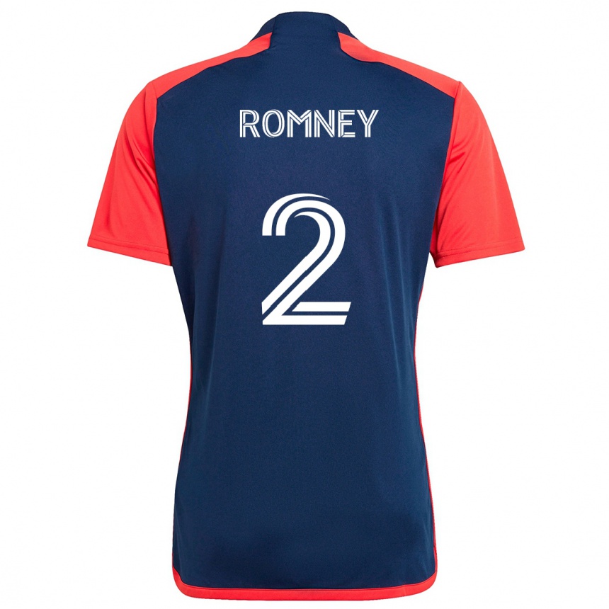 Vaikiškas Dave Romney #2 Mėlyna Raudona Namų Marškinėliai 2024/25 T-Shirt