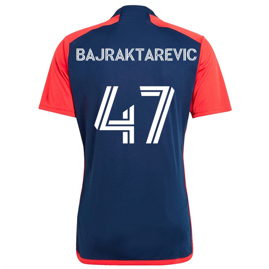 Vaikiškas Esmir Bajraktarevic #47 Mėlyna Raudona Namų Marškinėliai 2024/25 T-Shirt