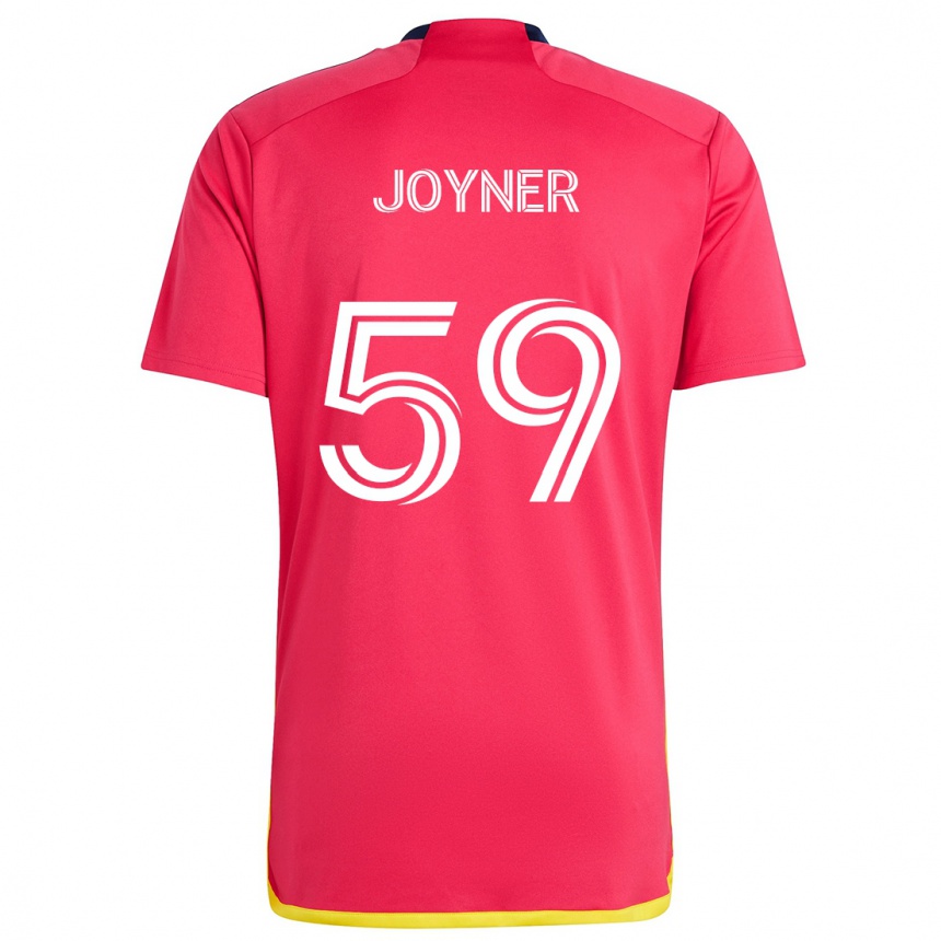 Vaikiškas Mykhi Joyner #59 Raudona Melyna Namų Marškinėliai 2024/25 T-Shirt